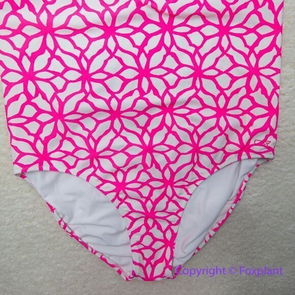 NEW Vineyard Vines womens Day lily ruffle one piece one shoulder swimsuit size S - Picture 4 of 15